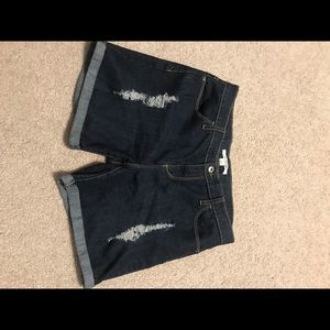 Forever 21 Dark Denim Shorts